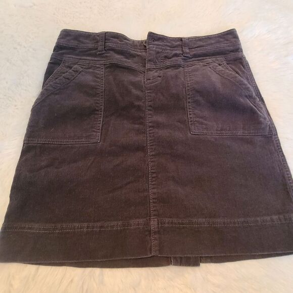 Womens The North Face Sz 6 Corduroy Gray Skirt - Picture 1 of 6